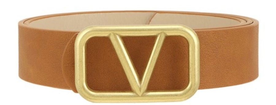 CAMEL V BUCKLE BELT