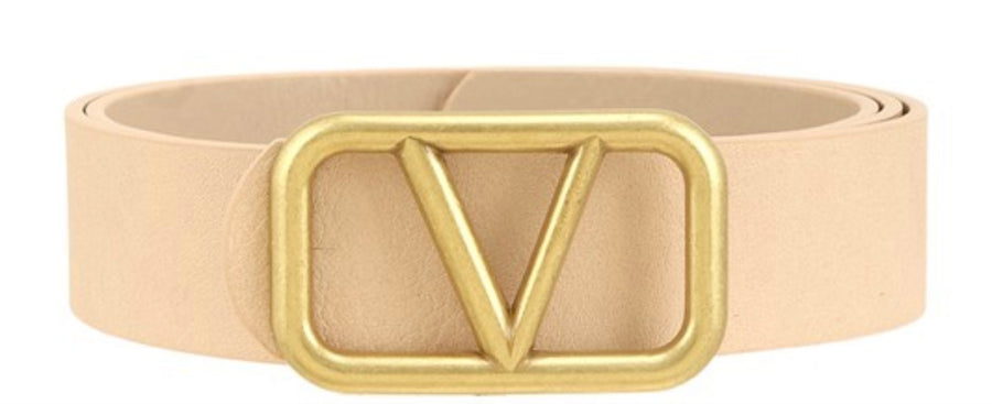 LIGHT NUDE V BELT