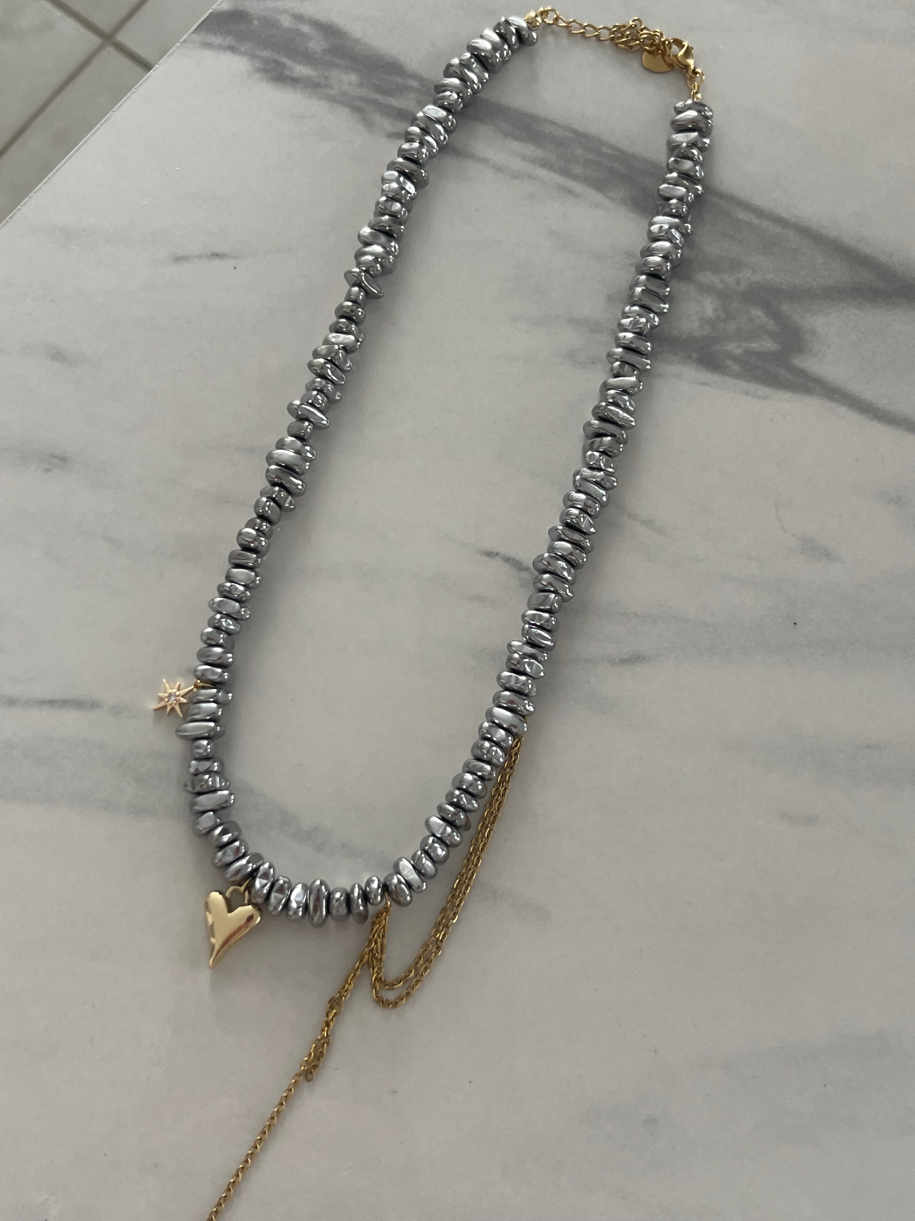 TWO TONE NECKLACE
