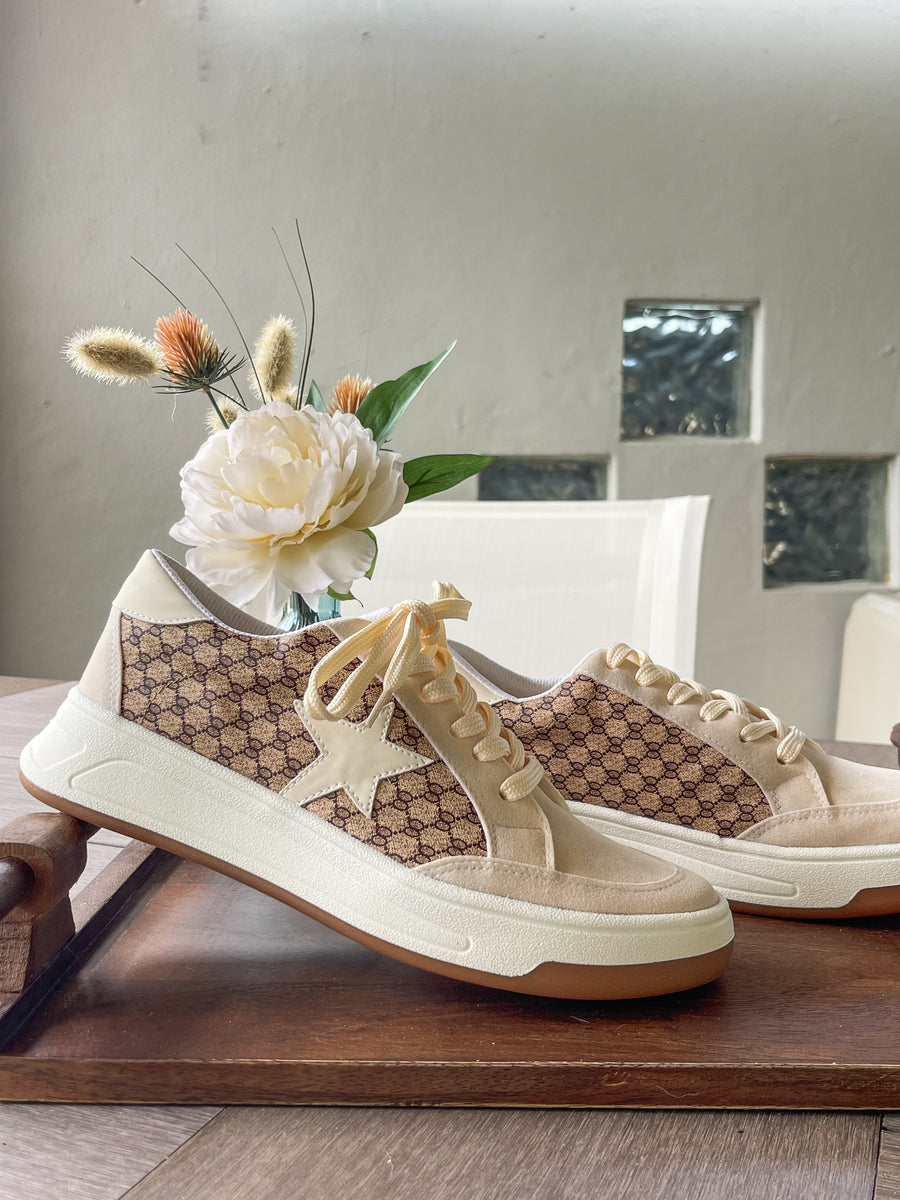 NUDE DESIGNER INSPIRED TENIS SHOES