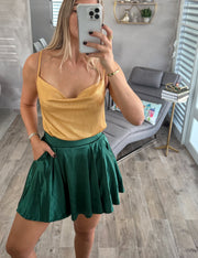 HUNTER GREEN SKORT