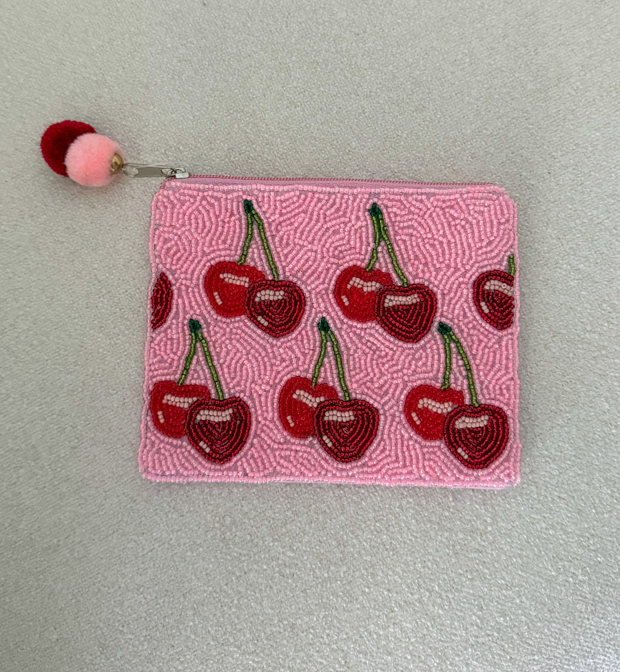 CHERRIES COIN BAG