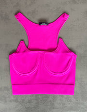 INVISIBLE STRAP BRA INTEGRATED CROP TANK