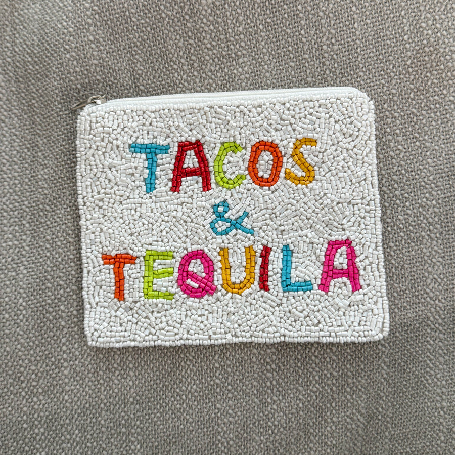 TACOS & TEQUILA COIN BAG