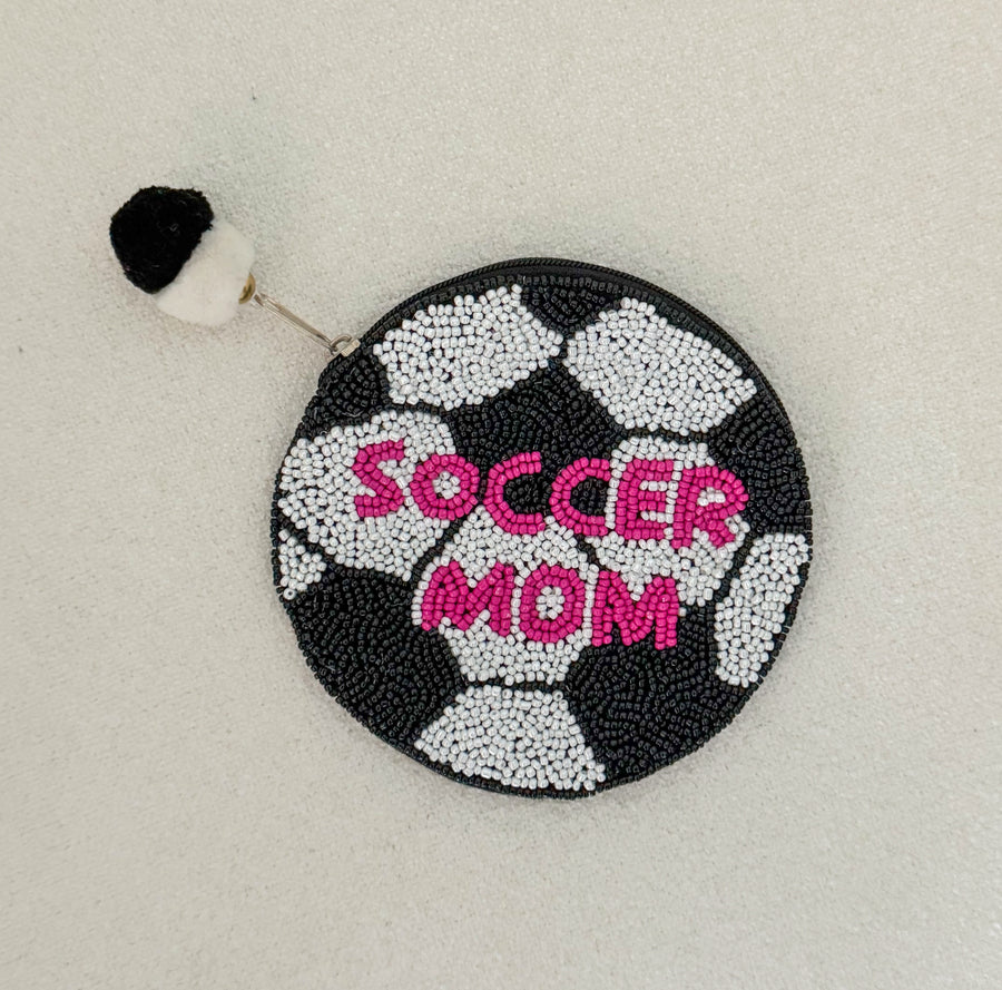 SOCCER MOM COIN BAG