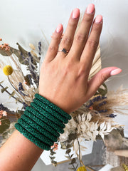 DARK GREEN ORIGINAL ROLL ON BRACELET