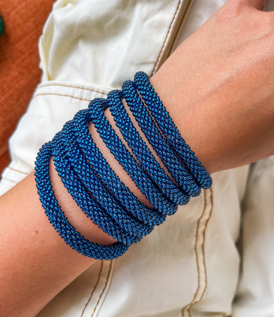 NAVY ORIGINAL ROLL-ON BRACELET