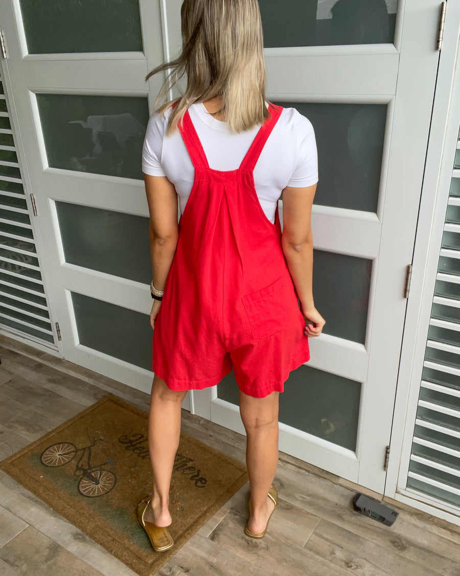 CHERRY SHORT OVERALL