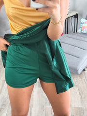 HUNTER GREEN SKORT