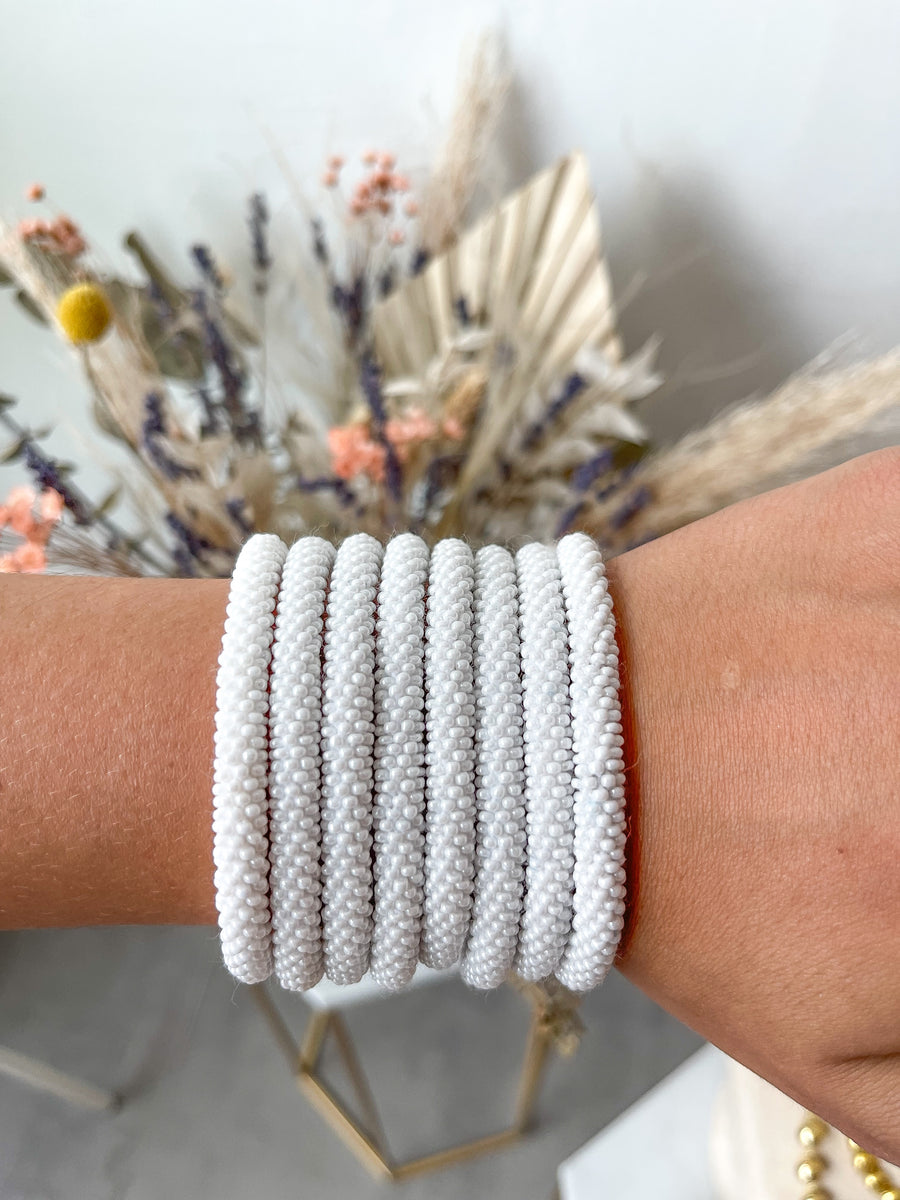 WHITE MARSHMALLOW ORIGINAL ROLL-ON BRACELET