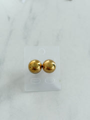 GOLD DOT EAR STUD EARRINGS