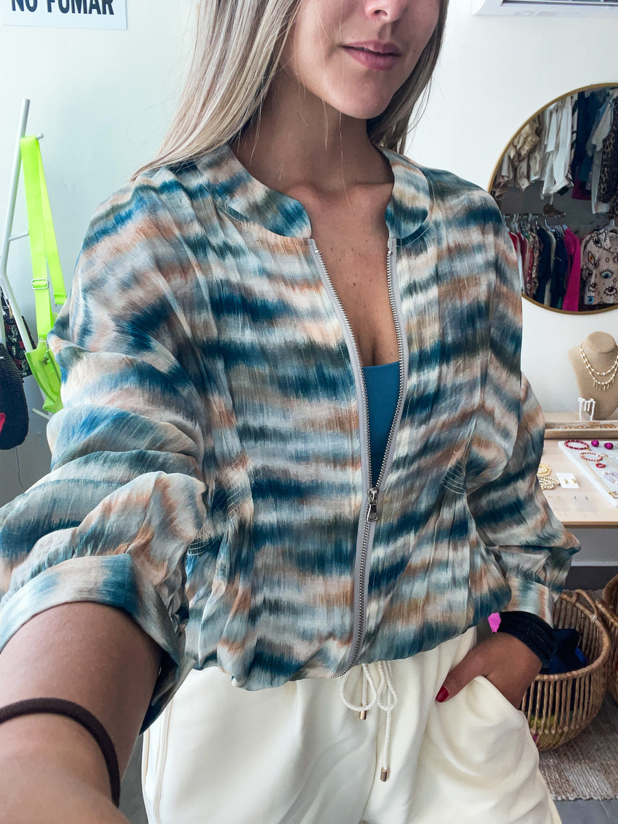 TIE DYE ADJUSTABLE JACKET