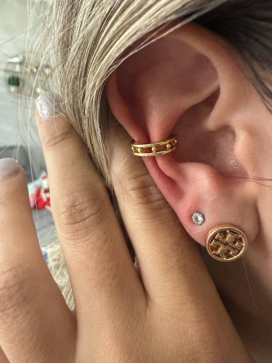 LINK BALL EAR CUFF