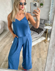 *PRE-ORDERS ARE FINAL SALE* BLUE TOP & PANT SET