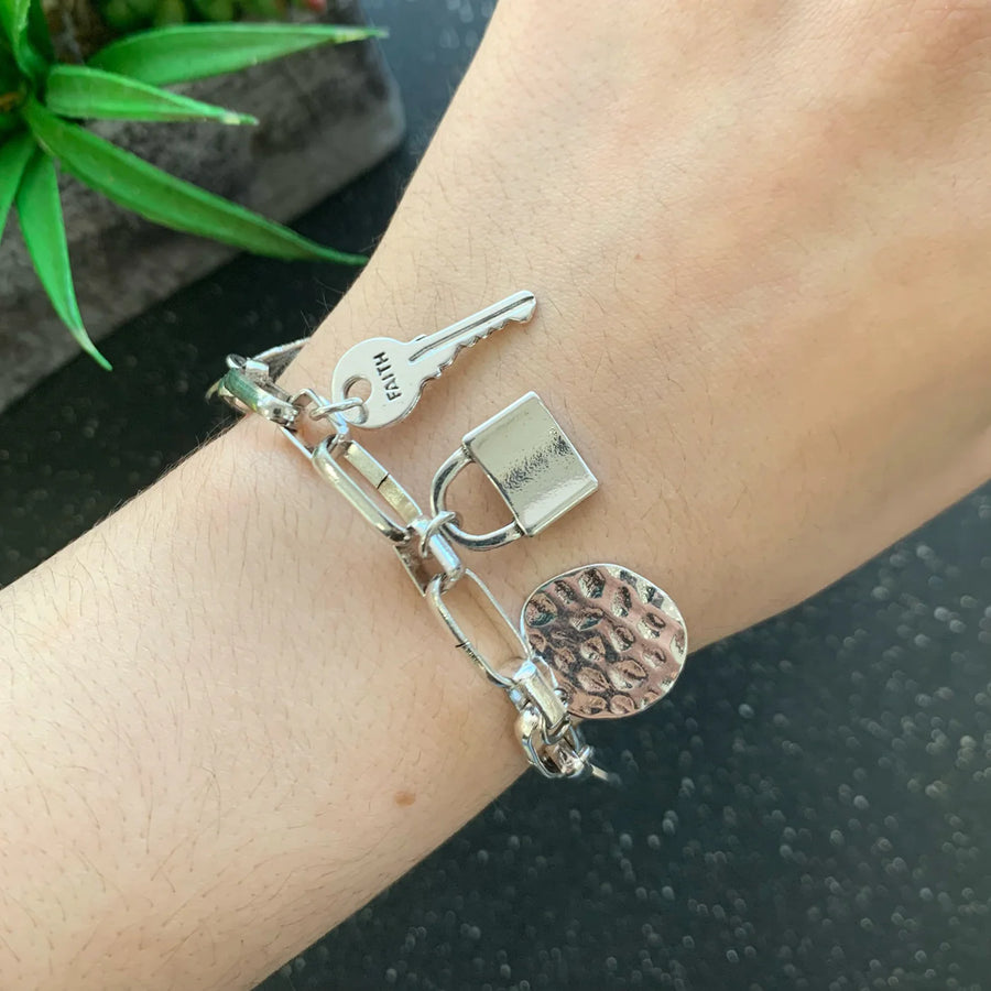 KEY & LOCK BRACELET